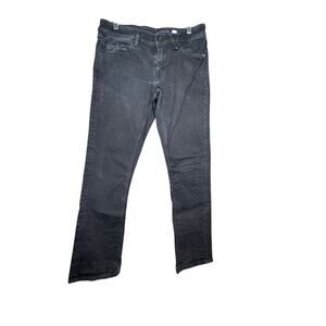 Volcom Vorta Jeans Black Slim Straight Superior Stretch Size 30x29 Cotton Blend